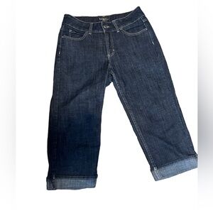 Riders by Lee RN 130273 capri dark denim jeans size 6M